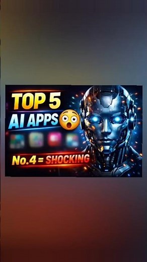 👉 Top 5 AI Apps You Must Try in 2026 🤯 | Life Changing Apps #ai #application #mustwatch