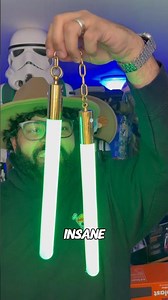Did you know that they make nunchucks lightsabers? 😱