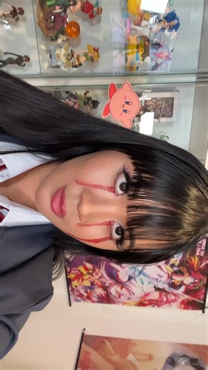 Misha Mai on Instagram: "So many dress up parties hehe my friends can’t wait for Halloween #gogoyubari #killbill #cosplay ⚠️ #makeup #fyp"