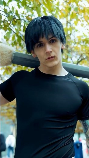 Toji Fushiguro Cosplay Goes HARD 💪🐍 JUJUTSU KAISEN 🔥 #shorts