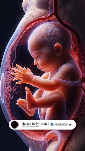 42 Weeks Pregnant – Baby Inside Womb 3D