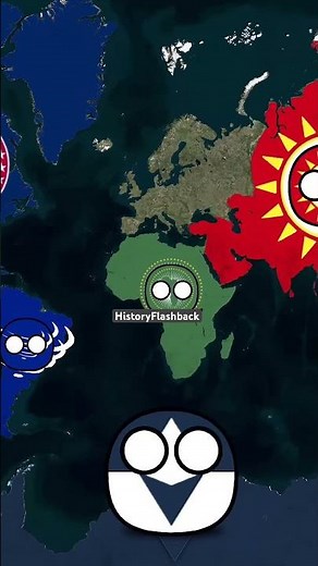 All 5 Continents on One Map! #geography #asia #africa #europe #america #australia #history