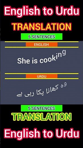 Daily English to Urdu | Learn Easy English Sentences with Urdu Meaning
