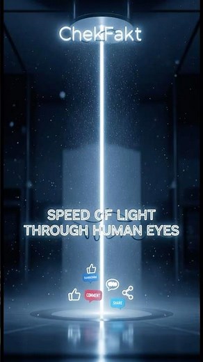 The Speed of Light Through Human Eyes