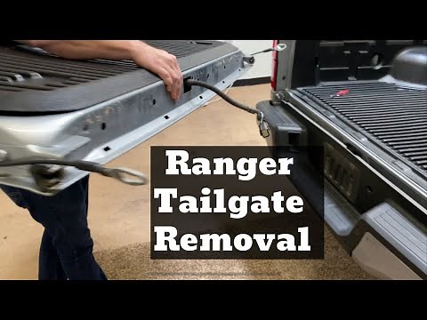 2019 - 2022 Ford Ranger Tailgate - How To Remove / Replace Tutorial 2019, 2020, 2022