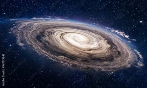 A breathtaking view of the Milky Way galaxy from a high vantage point in deep space Stock Video