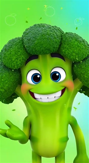 Fresh Broccoli Video | AI Generated Vegetable Animation #AIAnimation #TrendingAIVideo #FoodAnimation