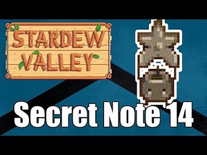 Secret Note 14 How To Get The Stone Junimo Statue in Stardew Valley | Carbon Knights
