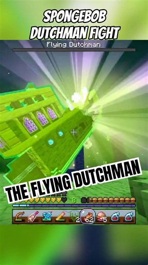 THE FLYING DUTCHMAN BOSS FIGHT! #Minecraft #Spongebob