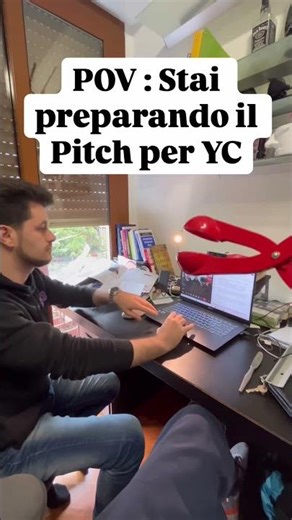 Registrando il Pitch per Y Combinator…