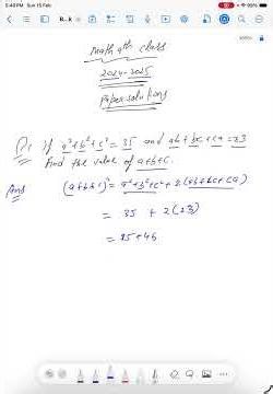 2024-2025 paper soultion 9th class maths