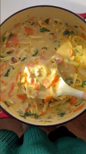 Creamy Chicken Noodle Soup