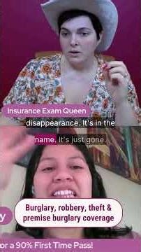 Burglary, robbery, theft & premise burglary coverage