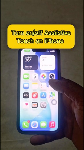 Torn on/off Assistive Touch iPhone