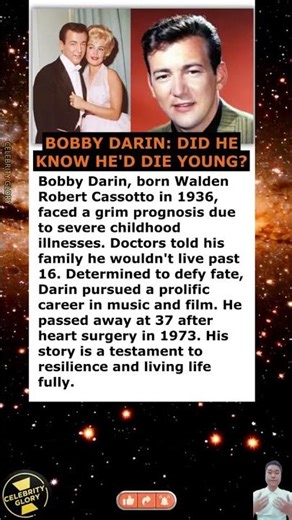 Bobby Darin: Did He Know He'd Die Young?