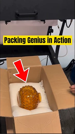 Packaging Like a PRO! Fragile Glass? No Problem! #FoamInPlace #FragilePackaging #fyp #Amazing #trending #viral #reels #fypシ゚viralシ2024 | Factflix | Facebook