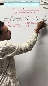 Integration by partial fraction x/(x-1)(x-2)(x-3)