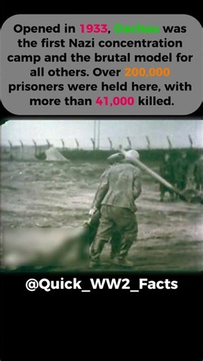 The Blueprint for All Nazi Camps: Dachau (1933) #ww2 #ww2history