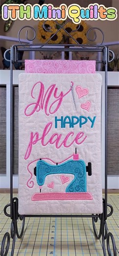 We now have an affiliate link for the Ackfeld wire stands we use to display our ITH Mini Quilts! These little stands are perfect for hanging mini quilts and make it super easy to swap designs in and out. We’ve been using them for almost 6 years, and they’ve held up beautifully. When you purchase through our link, we earn a small commission — at no extra cost to you — which helps support our little business. 💛 The link is in the first comment below: | A Stitch in Time Embroidery Designs