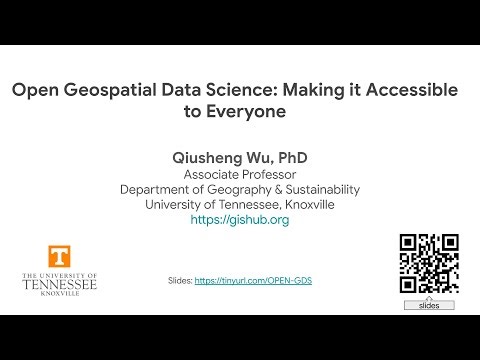 Open Geospatial Data Science