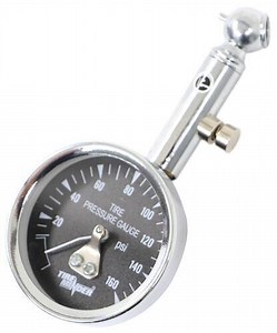 TireMinder Analog Tire Pressure Gauge for Trucks and RVs - 10 to 160 psi TireMinder Tire Pressure Ga