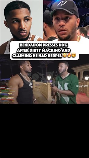 COSMIC | Bendadon wasn’t letting it slide — he confronted DDG after wild claims started circulating that DDG had herpes 👀 Allegedly it all stemmed... | Instagram