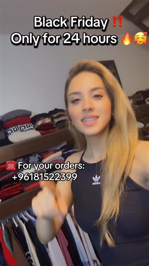 Black Friday, only for 24 hours ‼️🔥❤️😎 For your order, send DM or whatsapp: ▪️Phone ☎️: 96181522399 | Vano Mode