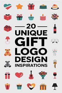 20 Unique Gift Logo Design Inspirations for Creative and Memorable Branding Ideas -