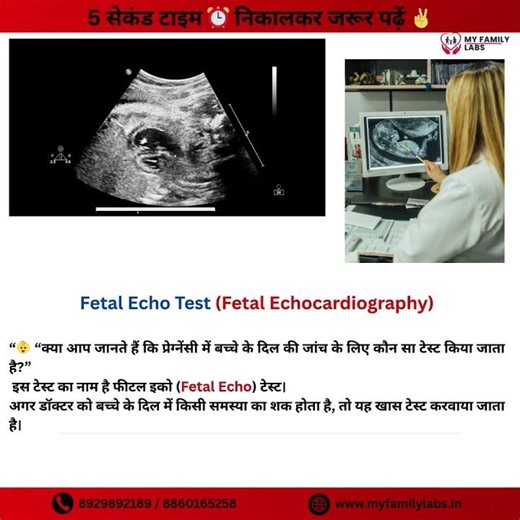 Fetal Echo Test क्या होता है? | Pregnancy Baby Heart Scan Explained #facts