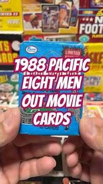 1988 Pacific Eight Men Out wax pack Classic #Baseball #movie #waxingjunk #nonsportscards #junkwax