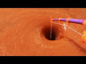 Experiment Fishing In Whirlpool Hole #12