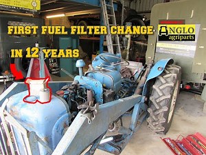 How To Change A Fuel Filter On A Fordson Dexta - with Anglo Agriparts
