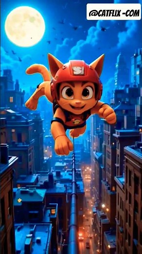 Blaze the Firehouse Cat 🚒 | Heroic Orange Cat Saves Girl from Fire | Pixar-Style Animated Short Film