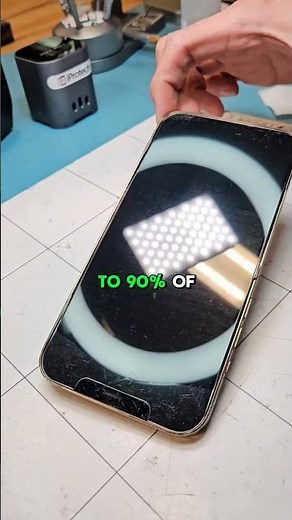 Removing deep scratches on your screen! Easy fix #iphone #repair #scratches #tips
