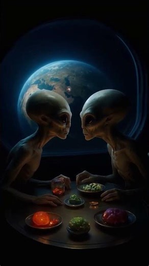 Alien Couple Kiss 👽❤️ | AI Cinematic Love Scene