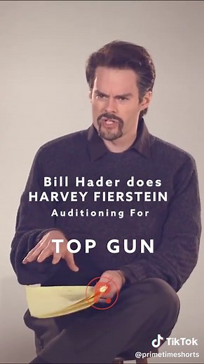 Bill Hader SNL audition for TOP GUN as Harvey Fierstein. #harveyfierstein #billhader #snl #topgun