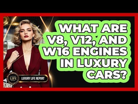 What Are V8, V12, And W16 Engines In Luxury Cars? - Luxury Life Report