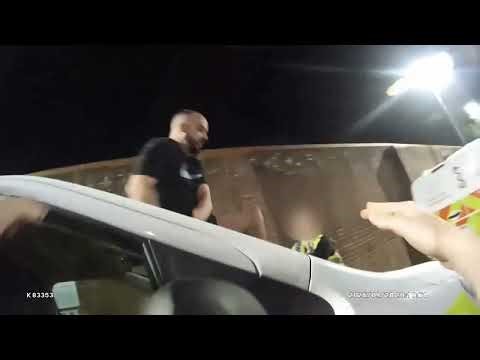 Man escapes police custody while handcuffed.