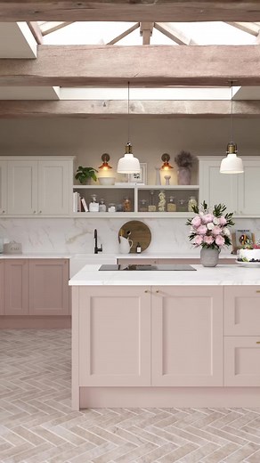 Dream Kitchen Design Ideas for a Pink Kitchen