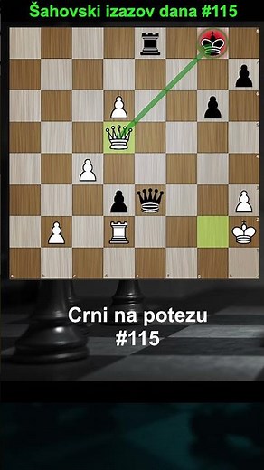 Šahovski izazov dana #115 #sah #chess #chessgame