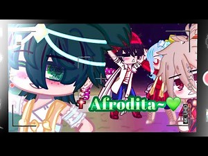 Afrodita~💚 //versión Deku// ||Dkbk💚🧡|| dioses griegos Au✨