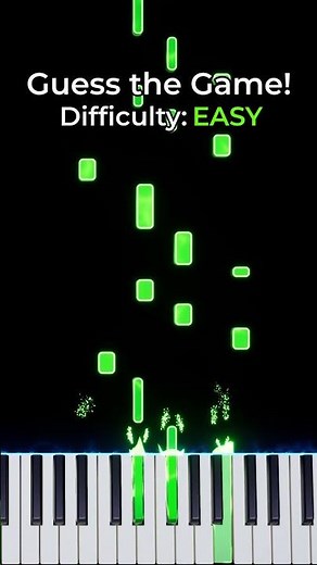 Guess The Game on Piano !🎹 #piano #quiz #easy