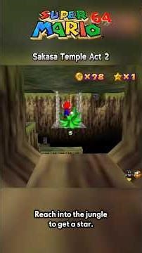 Super Mario 64: Sakasa Temple #JungleCave