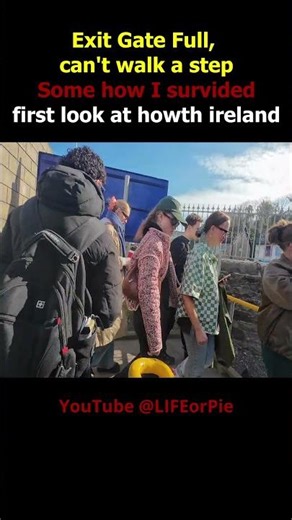 My First Look at Howth 🇮🇪 After Getting Stuck at the Train Exit, I thought I am gone today...