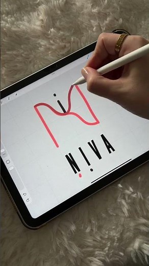 Create Stunning Name Logos with Procreate #NameLogo #Procreate #LetterLogo