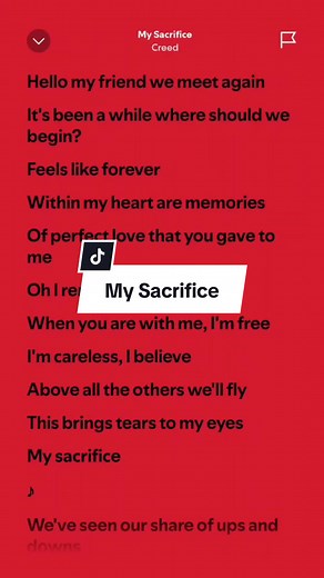 My Sacrifice Lyrics by Creed: A Deep Emotional Journey