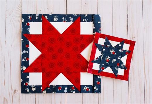 Bordered Sawtooth Star, Foundation Paper Piecing Pattern, FPP, Quilt Block, Multiple Sizes, PDF Download - Etsy
