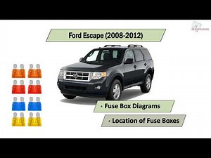 Ford Escape (2008-2012) Fuse Box Diagrams