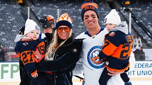 “Watch out for all the crazy hockey players” 🤣 Matt Martin mic’d up during the #Isles Family Skate is a MUST watch. | New York Islanders