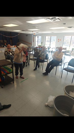 The clients put on their brave faces and best guesses for What's In The Box - Halloween edition☠️ and Ghosts were flying all over the place today!  | Arnprior Adult Day Program | Facebook